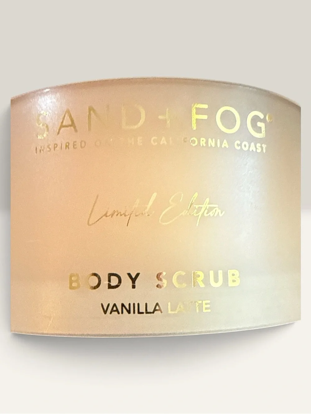 Sand + Fog vanilla latte